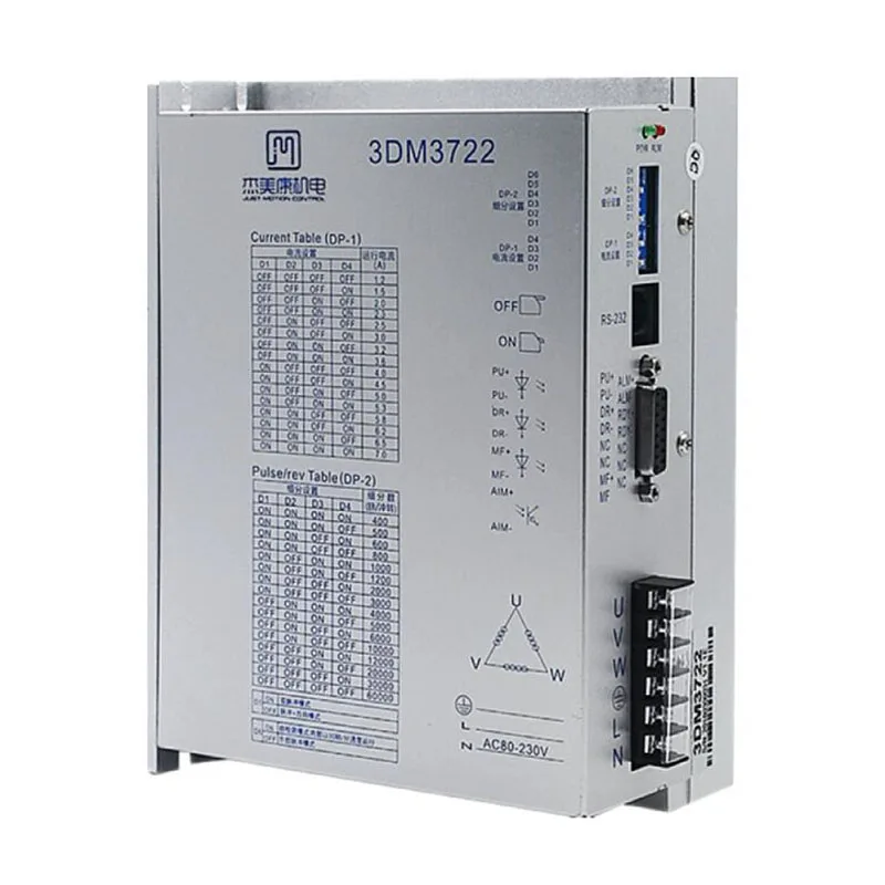 JMC 3DM3722 محرك متدرج ثلاثي الطور تيار متردد جهد 220 فولت 7 أمبير