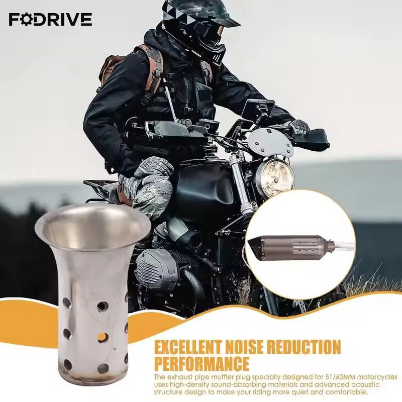 

Motorcycle Exhaust Pipe Muffler Exhaust Motorcycle Muffler Insert Baffle Silencer Pipe Noise Sound Eliminator Accurate Exhaust