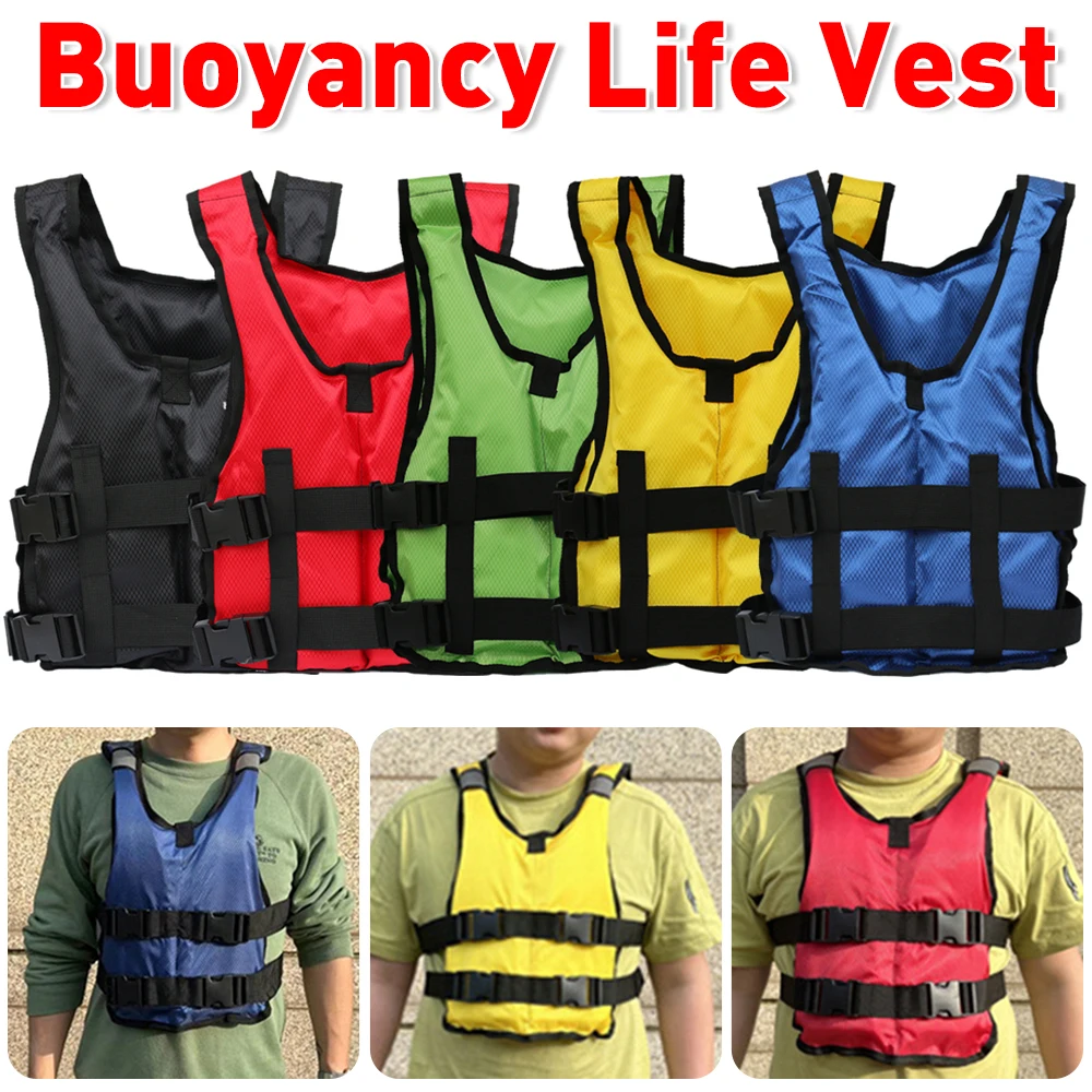 Buoyancy Life Vest Adults Surf Life Jacket Kayak Motorboats Raft Rescue Life Jacket Water Sports Swimming Drifting Safety Vest