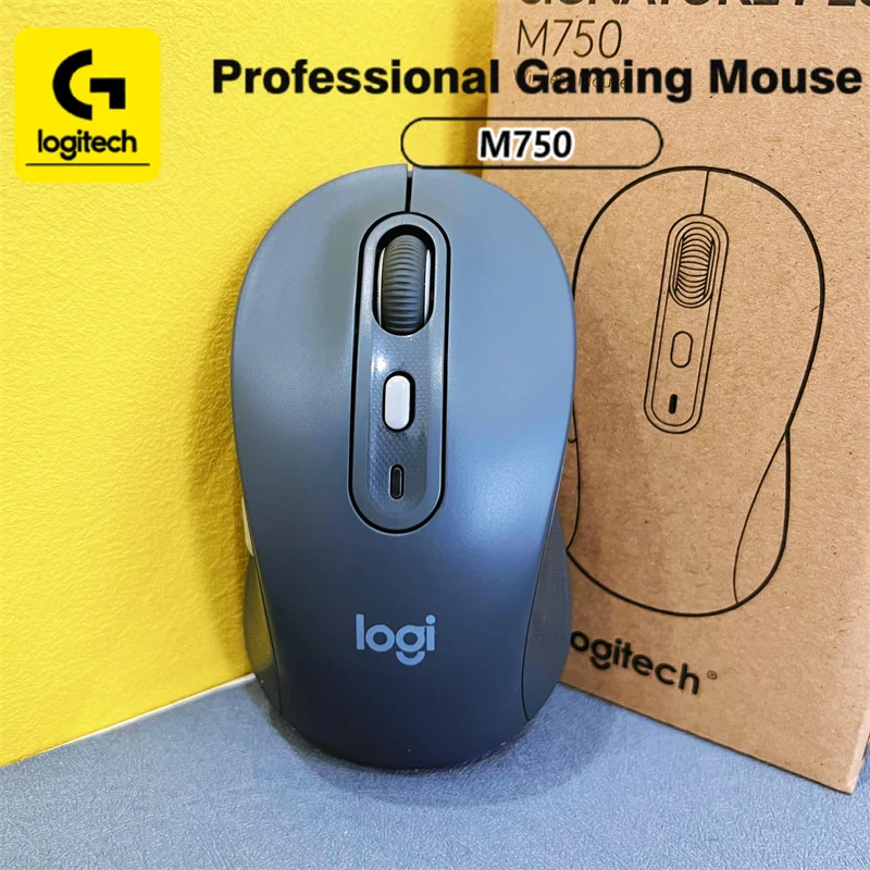 Logitech M750 M650L Ergonomic Mouse: Multi-device support, wireless connectivity, enjoy a quiet office environment.