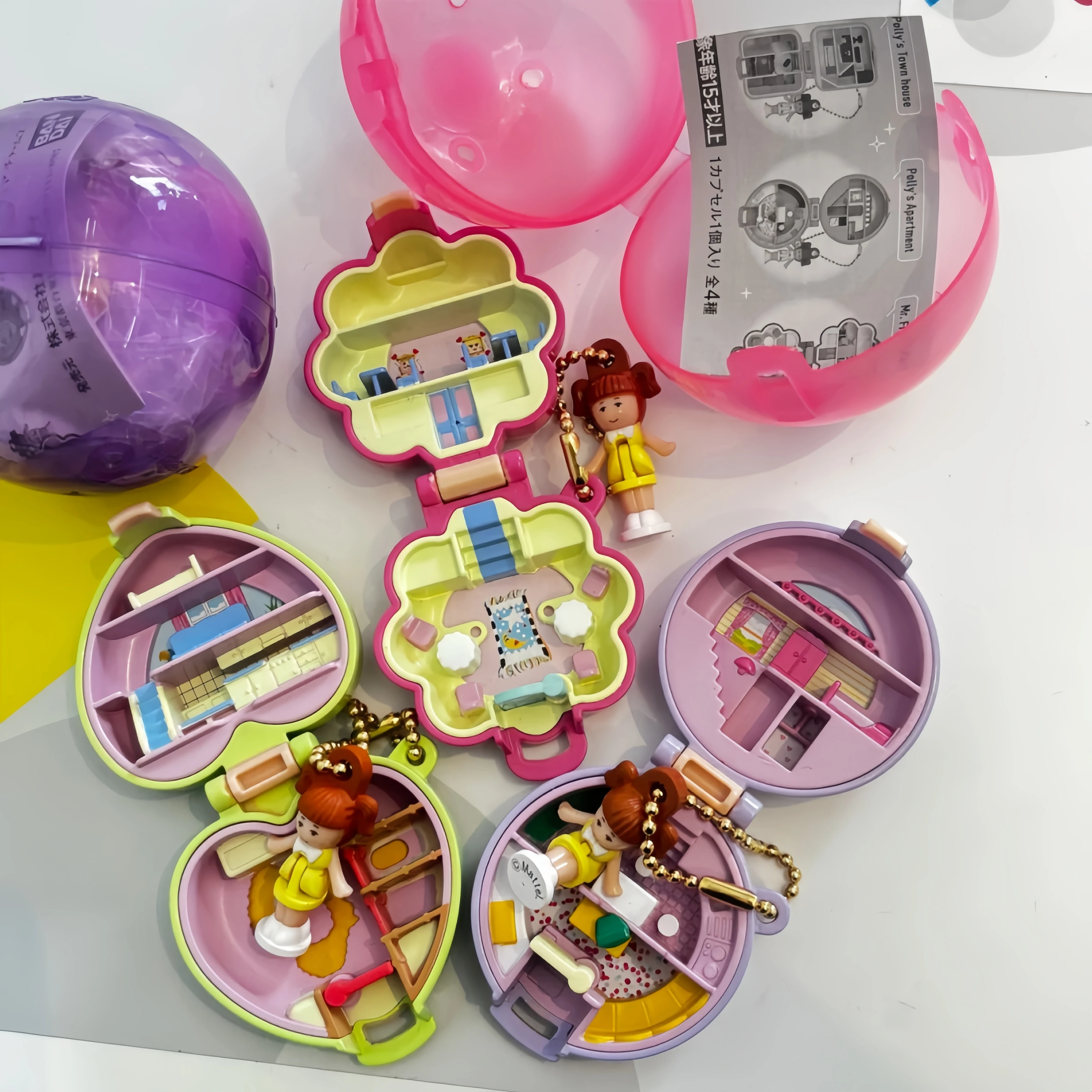 متوفر في المخزون اليابانية الأصلية بانداي 2nd جولة بولي جيب بولي جيب الملتوية البيض الجنية صندوق الكنز