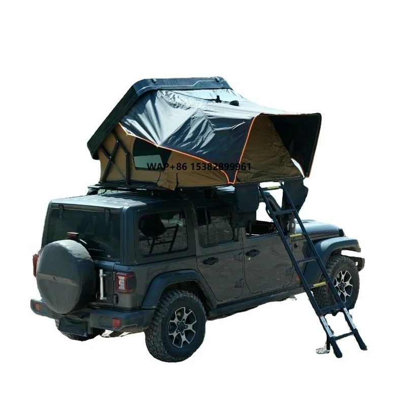 New Model 4-6 Person Hard Shell Rooftop Camping Tent with Ladder Accessory for Car Roof Top Tents