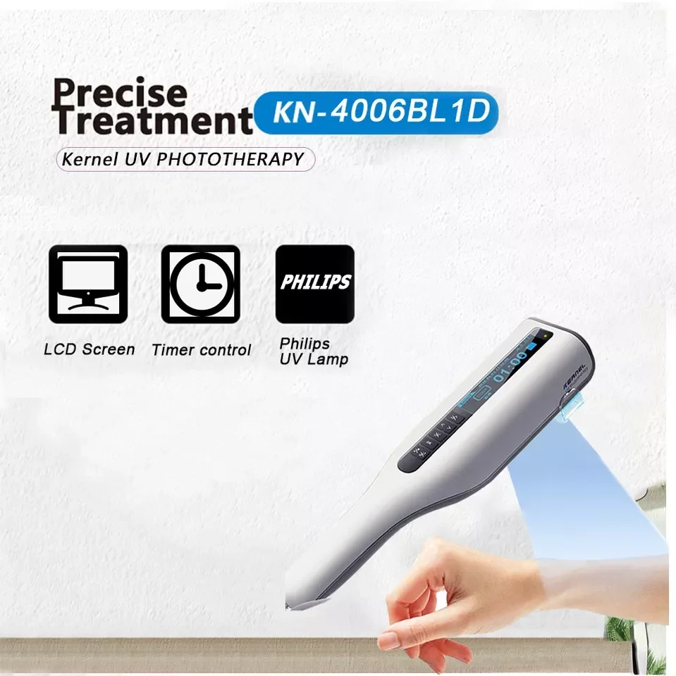 

Kernel KN-4006BL1D Home Vitiligo UVB Phototherapy Device Psoriasis Vitiligo Lamp Uvb Narrowband for Home Use