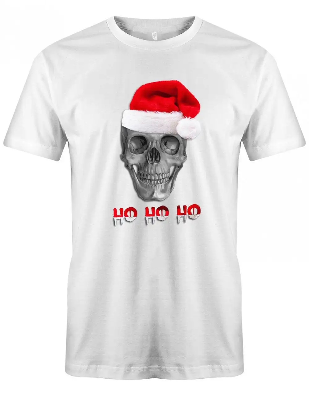 Weihnachtsmann Totenkopf Ho Weihnachten Herren T Shirt