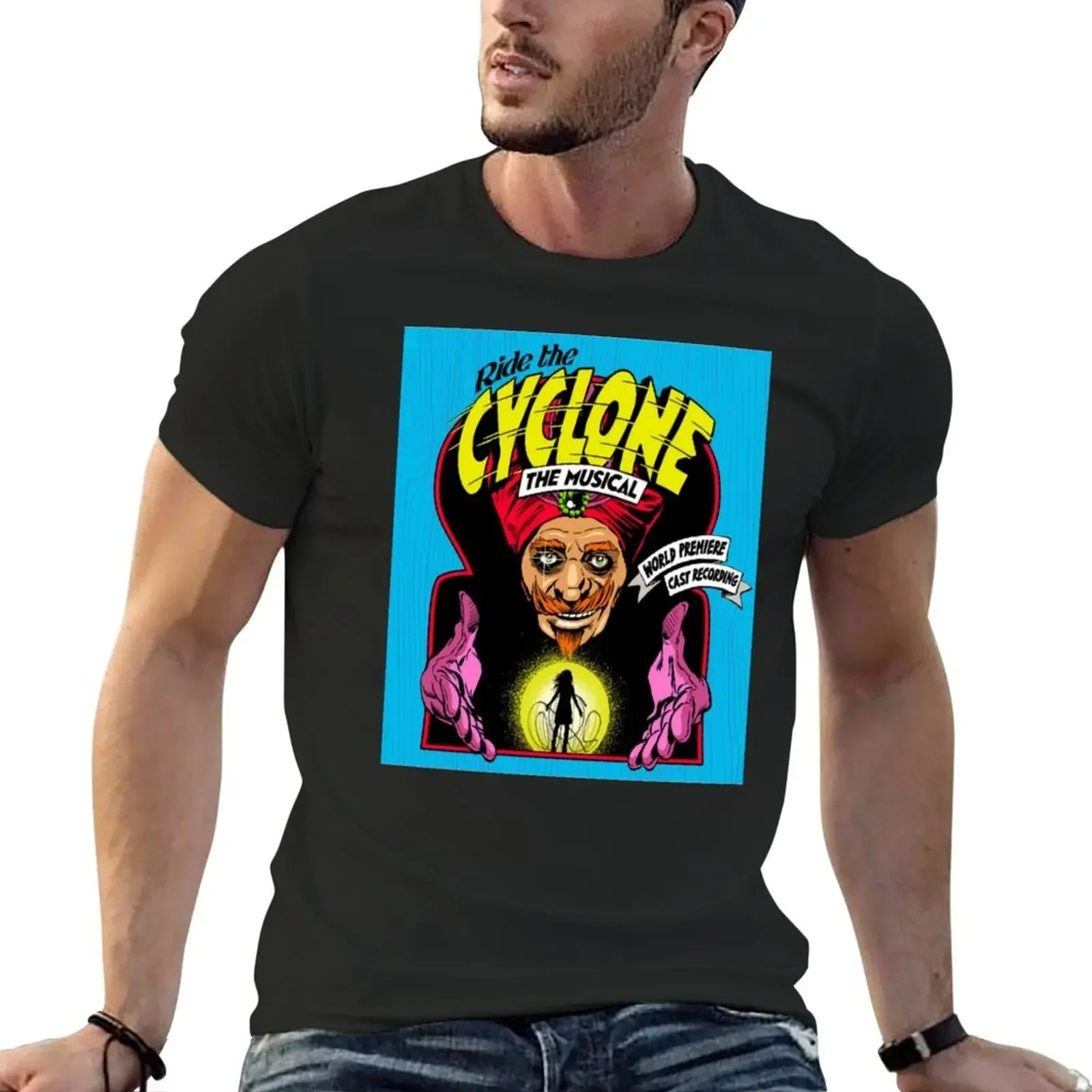 Ride The Cyclone Poster T-Shirt cheap stuff plain t shirt men 100℅ cotton