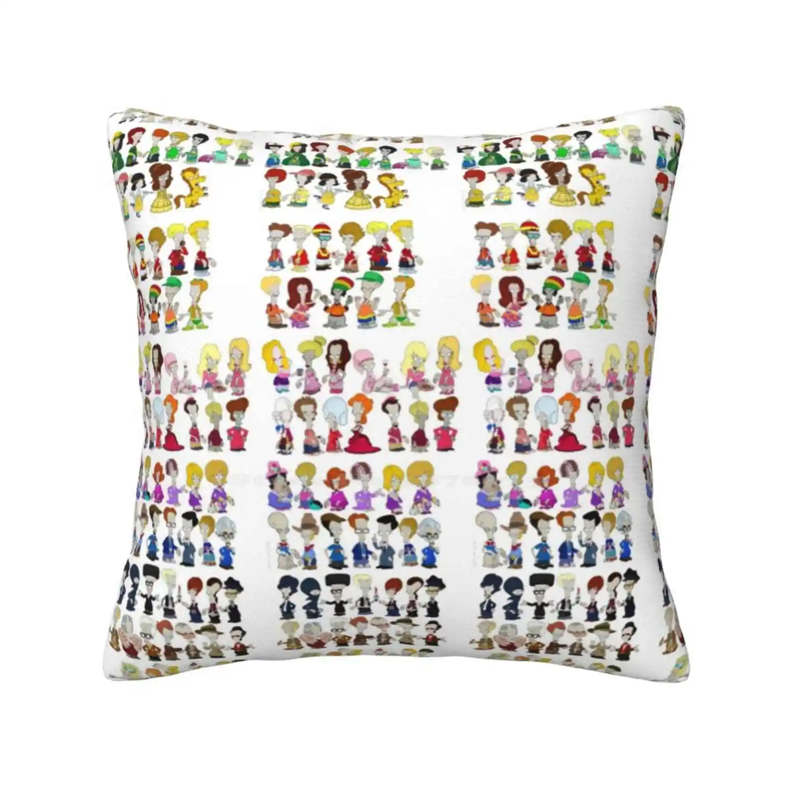 Rainbow Of Roger Pillows Case Bedroom Home Decoration Roger Characters Seth Macfarlane Disguises Persona Alien Funny Humor Tv