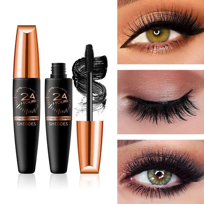 1pc New Brand Eyelash Mascara Makeup Long Lasting Natural Waterproof Lengthens Eyelashes Black Professional Eye Mascara Cosmetic