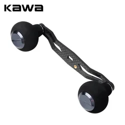 Kawa New Fishing Reel Handle Carbon Fiber With Eva Knob Length 120mm Size 7x4 and 8X5mm For D/S Reel Rocker Accessory