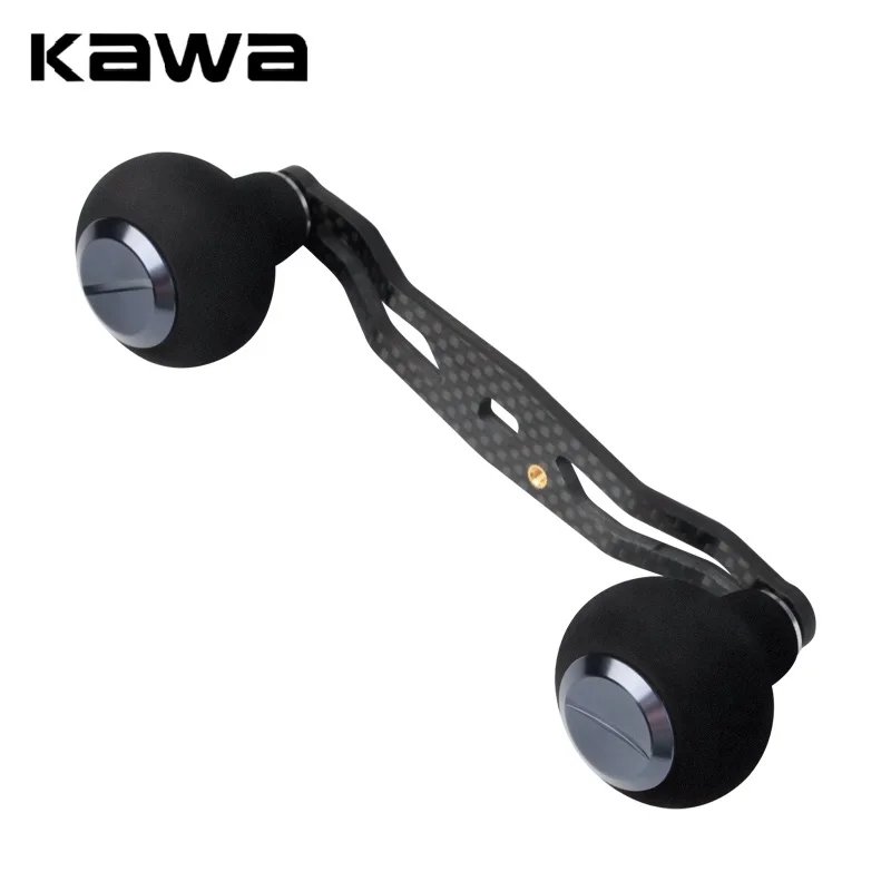 Uchwyt kołowrotka wędkarskiego Kawa, włókno węglowe z gałką Eva, długość 120mm, rozmiar 7x4 i 8x5mm, do wędkarstwa słonowodnego D/S, akcesorium do kołowrotka.