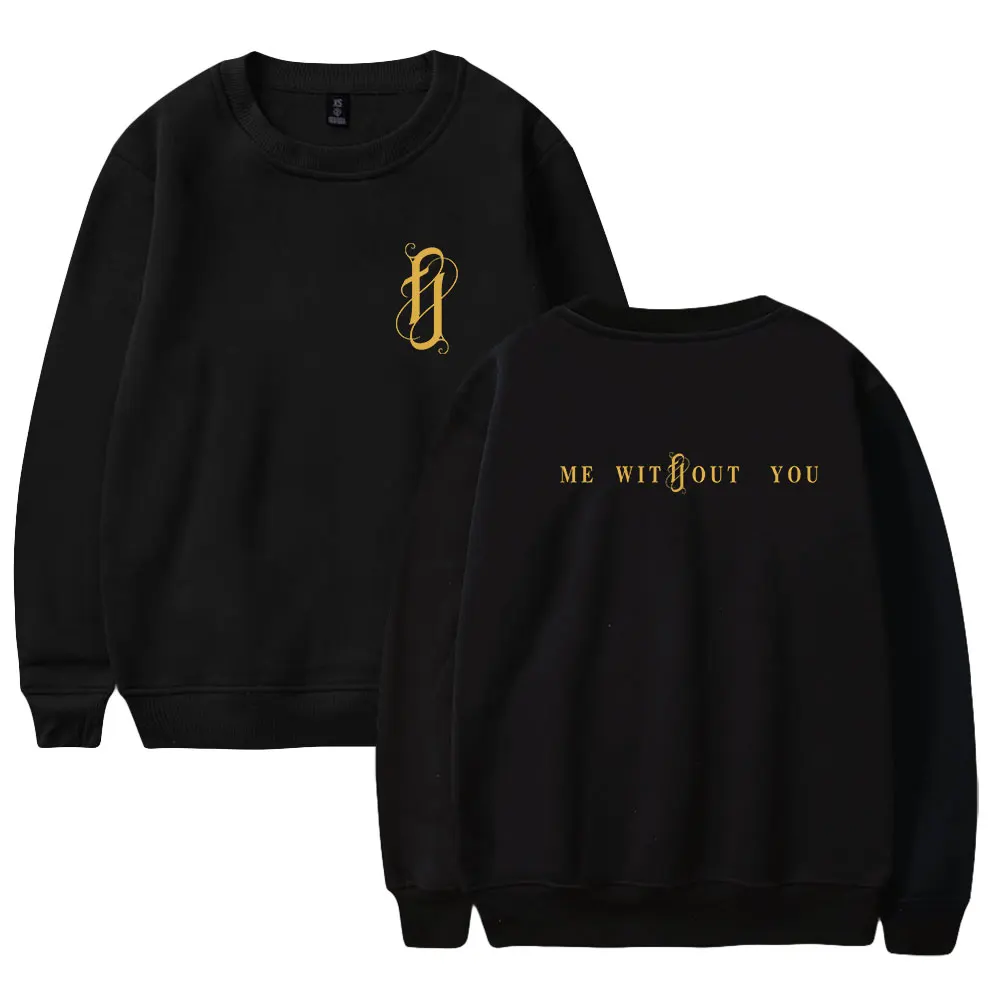 

Floor Jansen Me Without You Logo Unisex Crewneck Long Sleeve Streetwear Men Women Sweatshirt 2023 World Tour Fashion Clothes