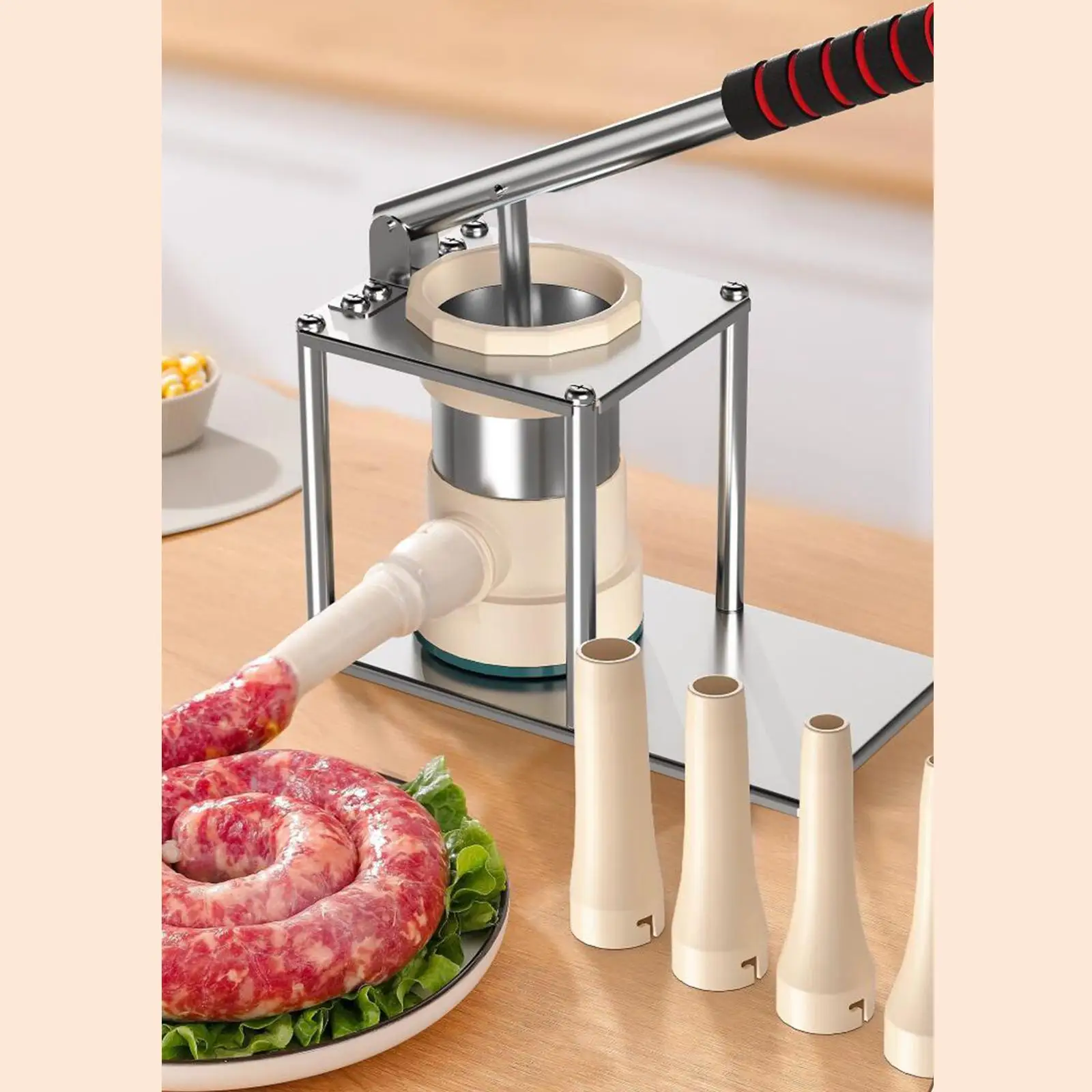 Sausage Stuffer Meat Filling Homemade Kitchen Supplies Sausage Meat Stuffer Manual Meat Grinder Food Mincer food processor