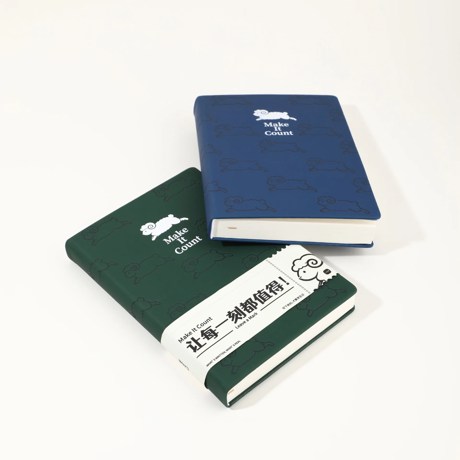 2027 Weekly Planner A5 Two Days Per Page Cute Hardcover Notebook with PU Leather Cover, 160 Sheets Wood Pulp Paper and Gift Box