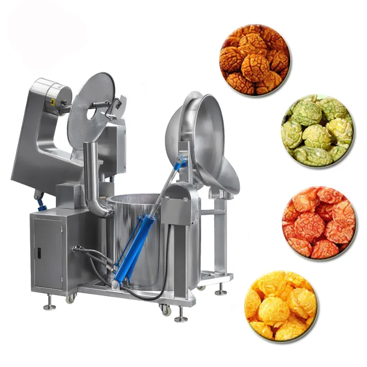 China Manufacturer Commercial Popcorn Machine Supplies Electromagnetic Popcorn Machine Gas Popcorn Making Machine