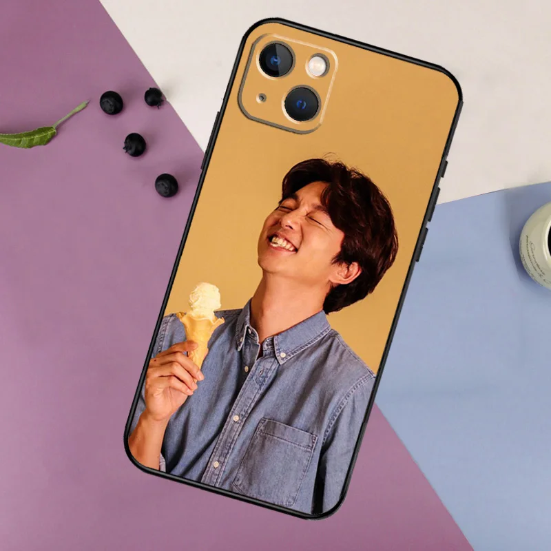 Kpop Gong Yoo Phone Case For iPhone 11 12 13 14 16 15 Pro Max Mini 7 8 Plus X XR XS Max Bumper Cases Cover