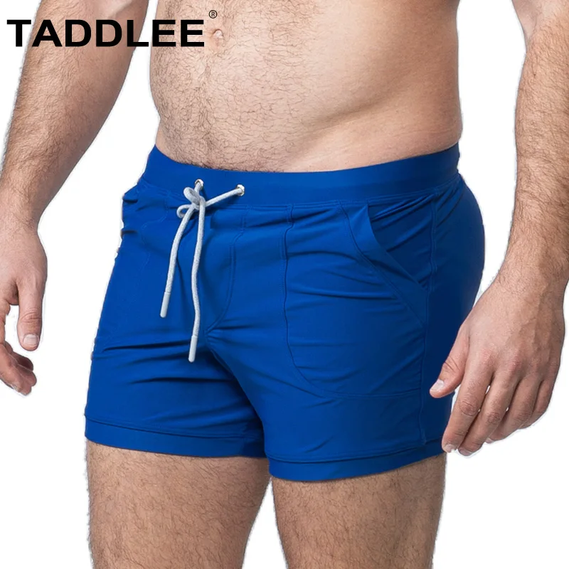 Taddlee Men's Swimwear Swim Shorts Trunks Sexy Square Cut Swimsuits Brief Bikini