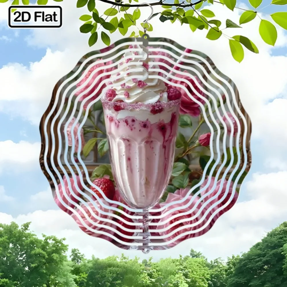 

Stainless Steel Kinetic Wind Spinner 3D Garden Art Rotating Home Decor Easter Yard Gift