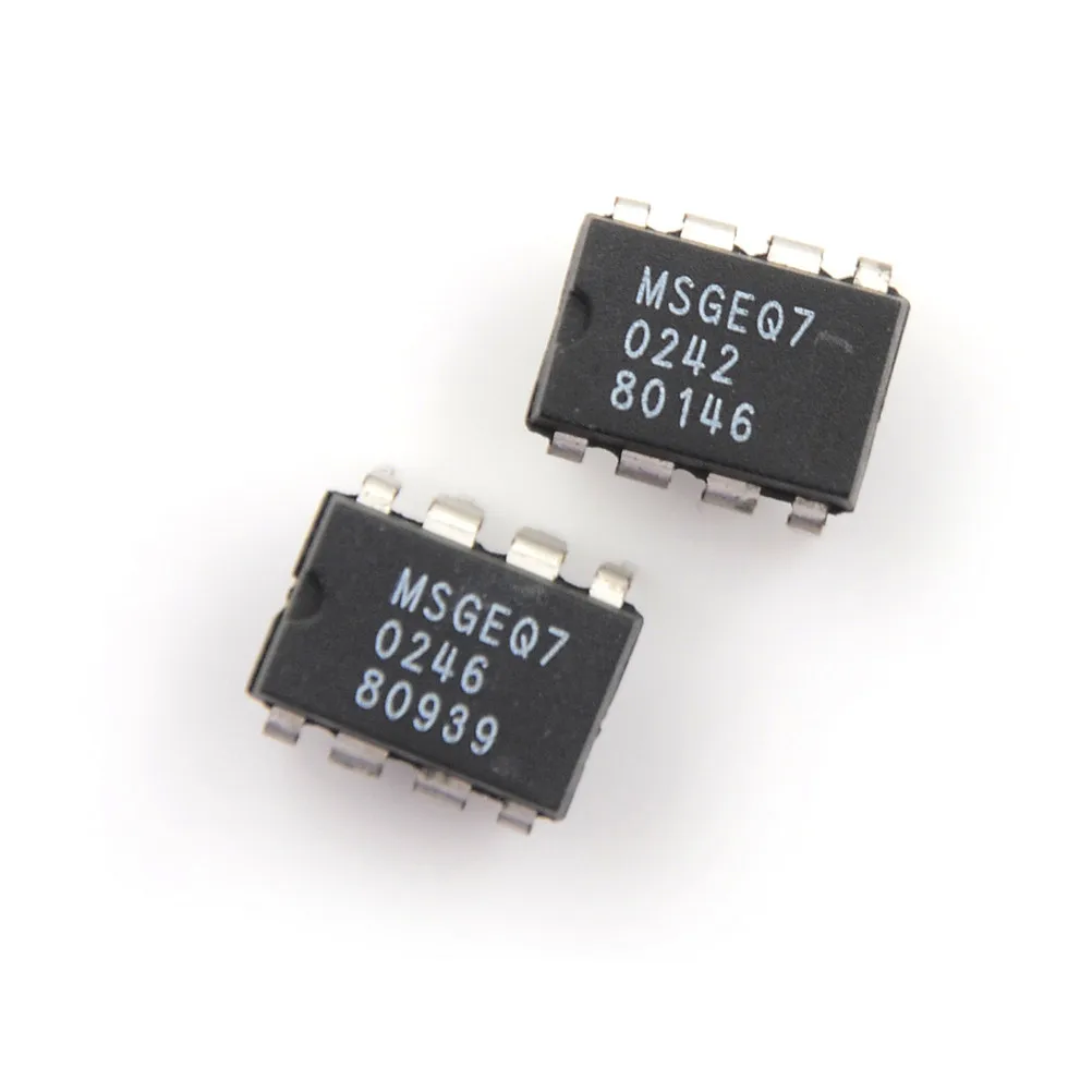 2Pcs Brand New Original MSGEQ7 Band Graphic Equalizer IC DIP-8 MSGEQ