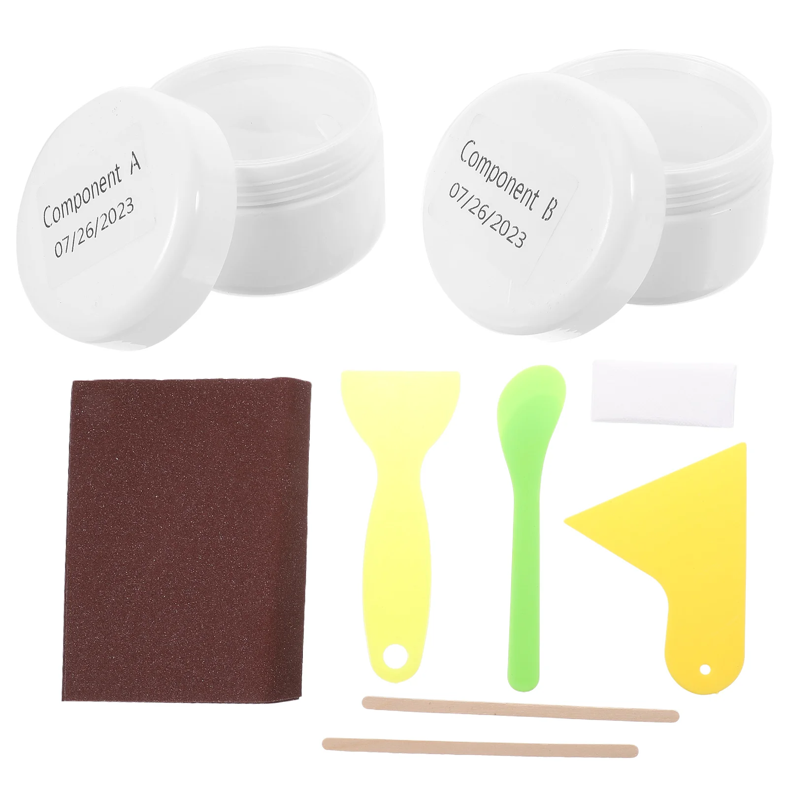 

Ceramic Repair Kit Tile Paint White Acrylic Bathtub Fiberglass Toilet Countertop Porcelain Odorless Long Lasting Safe Reliable