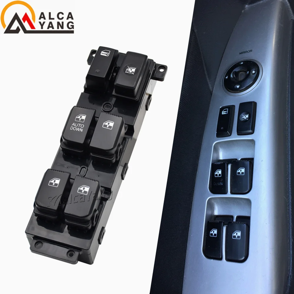 For Hyundai Santa Fe CM Front Left Master Power Window Switch Switch Assy 93570-2B000S4 371491-110 2007 2008 2009 2010 2011