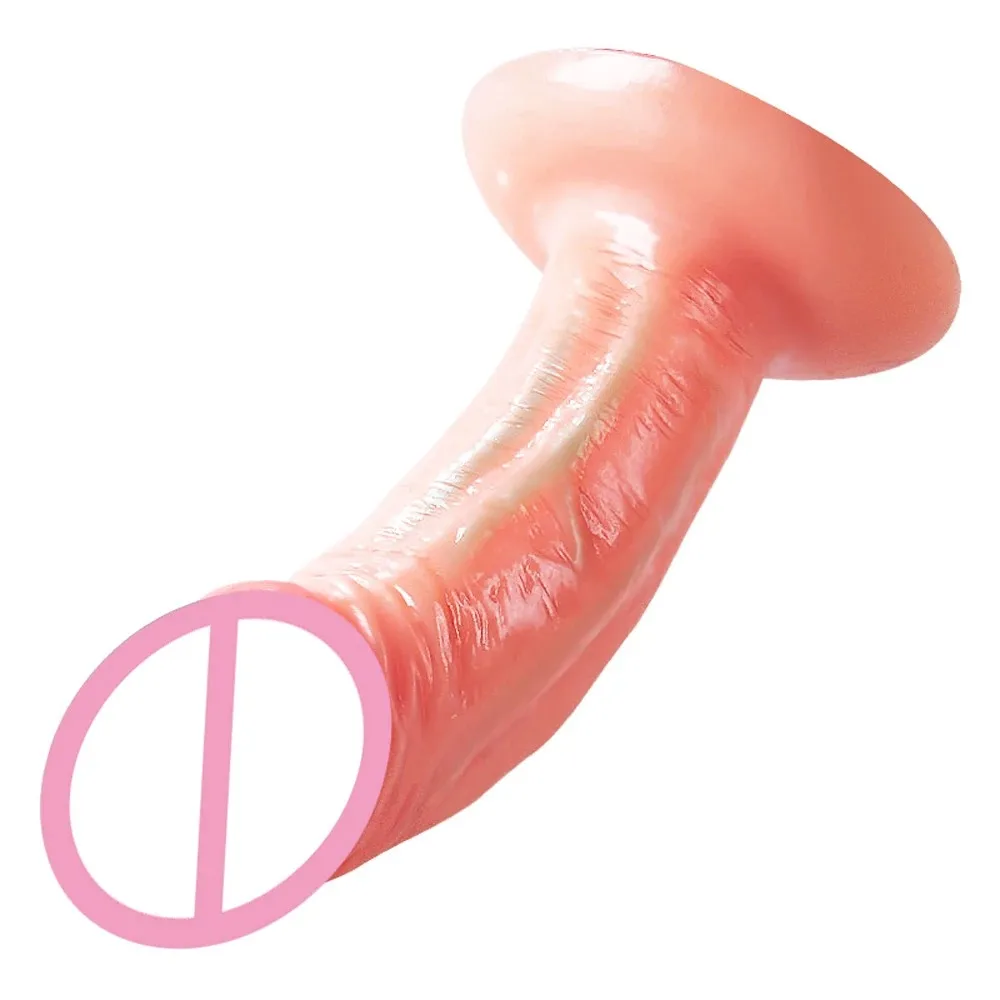 Mini Realistic Dildos Suction Cups Erotic Soft Small Penis for Women Vagina Anal Sex Toy Prostate Massage for Men Anal Butt Plug