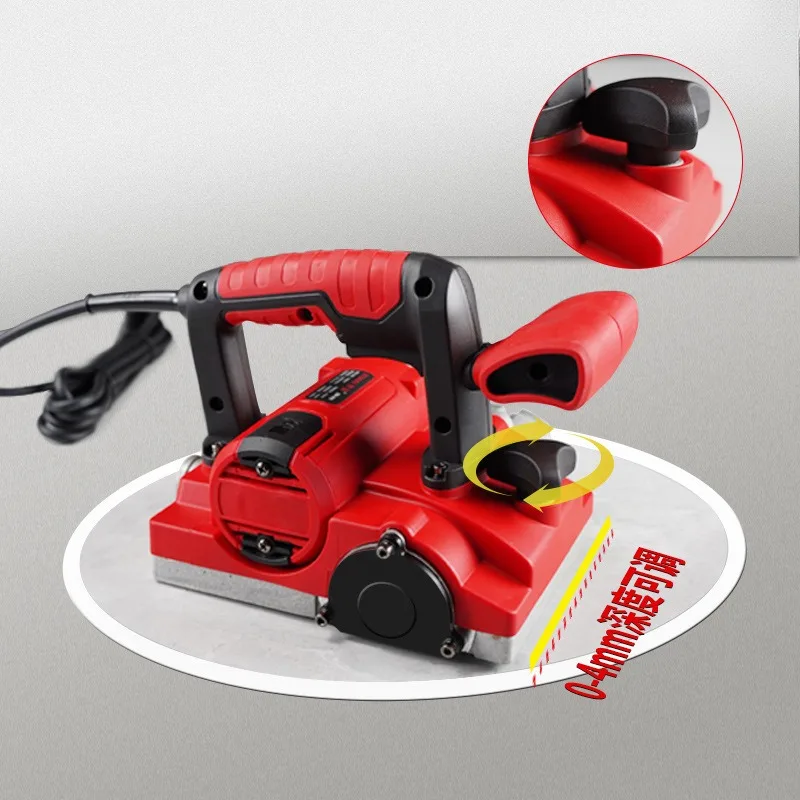 Electric Wall Scraper Dustless Wall Planing Machine Putty Shaver Wall Surface Polisher Construction Renovation Tool