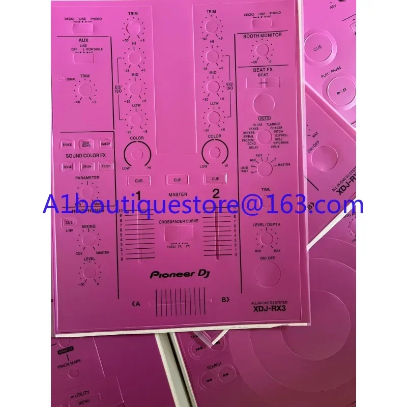تنطبق على جهاز التحكم Pioneer XDJ-RX3 RR RX 2 XZ PVC ذاتي اللصق (المعدات غير متضمنة، لا تشتري بدون معدات)