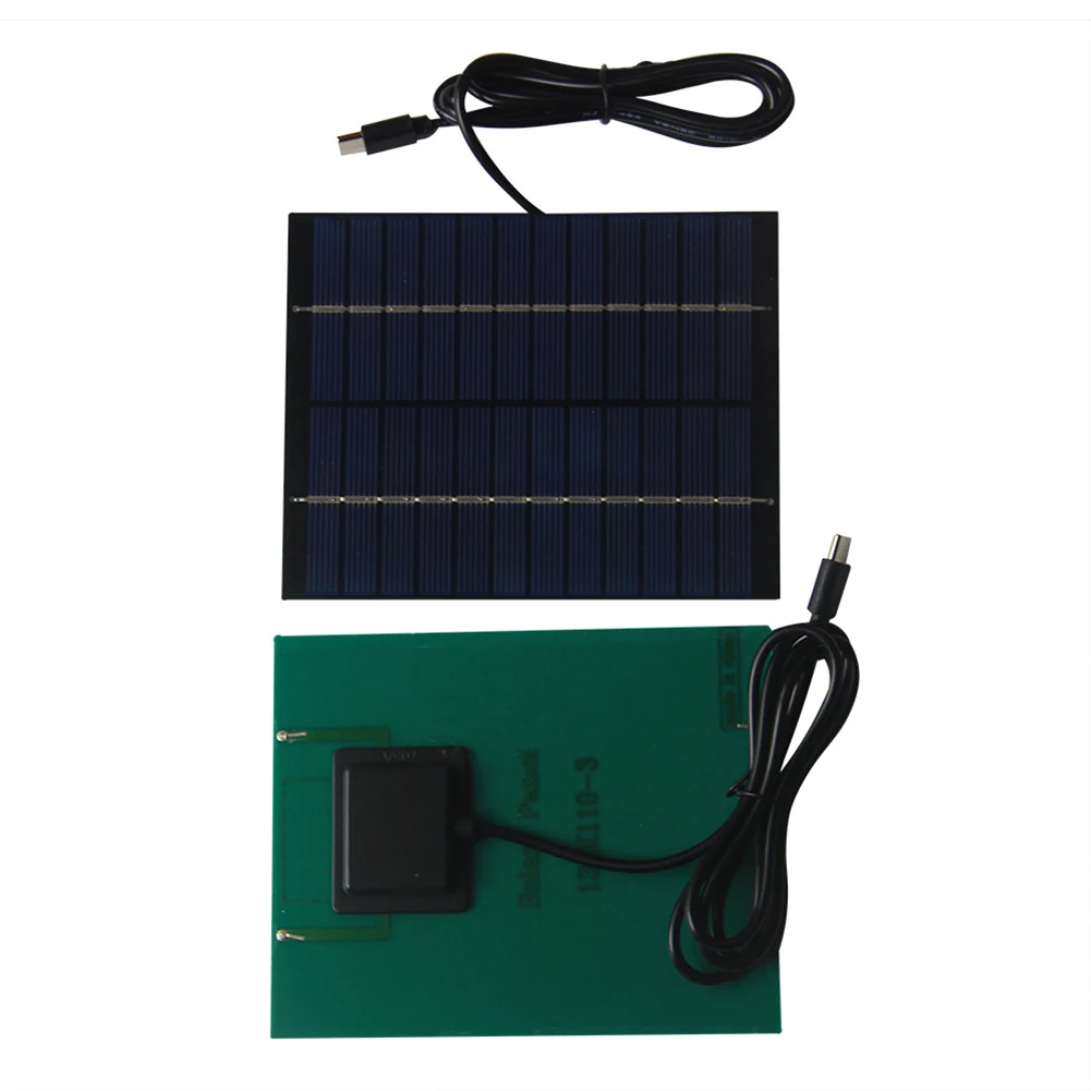 Efficient for Solar Energy Solution Lightweight for Solar Panel 2W Solar Panel 110*136MM Size Outdoor Security Monitoring