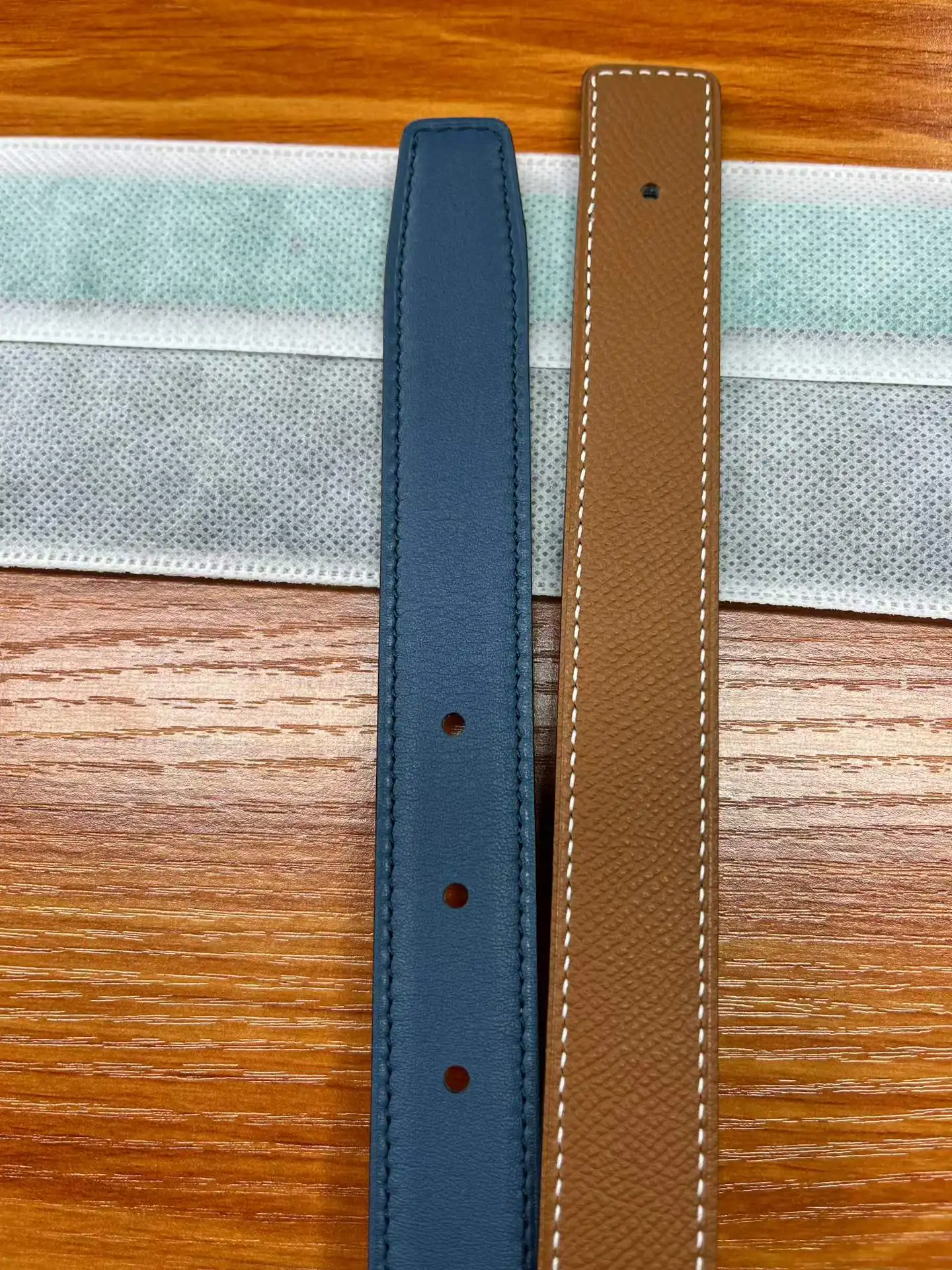 Ultra-thin double-ended pointed replacement belt without head H for men and women without head 2.5cm/1in