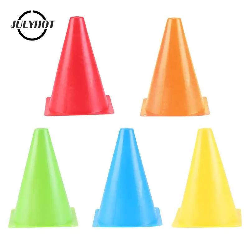 1/10Pcs Skate Marker Cones Roller Football Marking Cup Marker Cones Slalom Roller skate pile cup Soccer Training Equipment