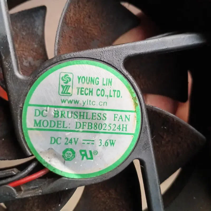 for NEW YOUNG LIN Spot DFB602524H 24V 3.4W 60mm Transmission Cooling Fan 3 Wire