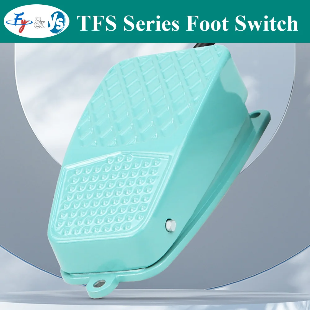 

Ножной переключатель серии TFS с самовозвратом, самоблокирующийся ножной переключатель, металлический корпус, кабель 1 м, станок, пусковой переключатель