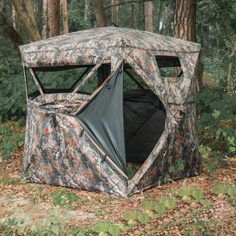 Lightweight Hunting Tent for Camping and Outdoor Adventures with Waterproof Design and Large Window