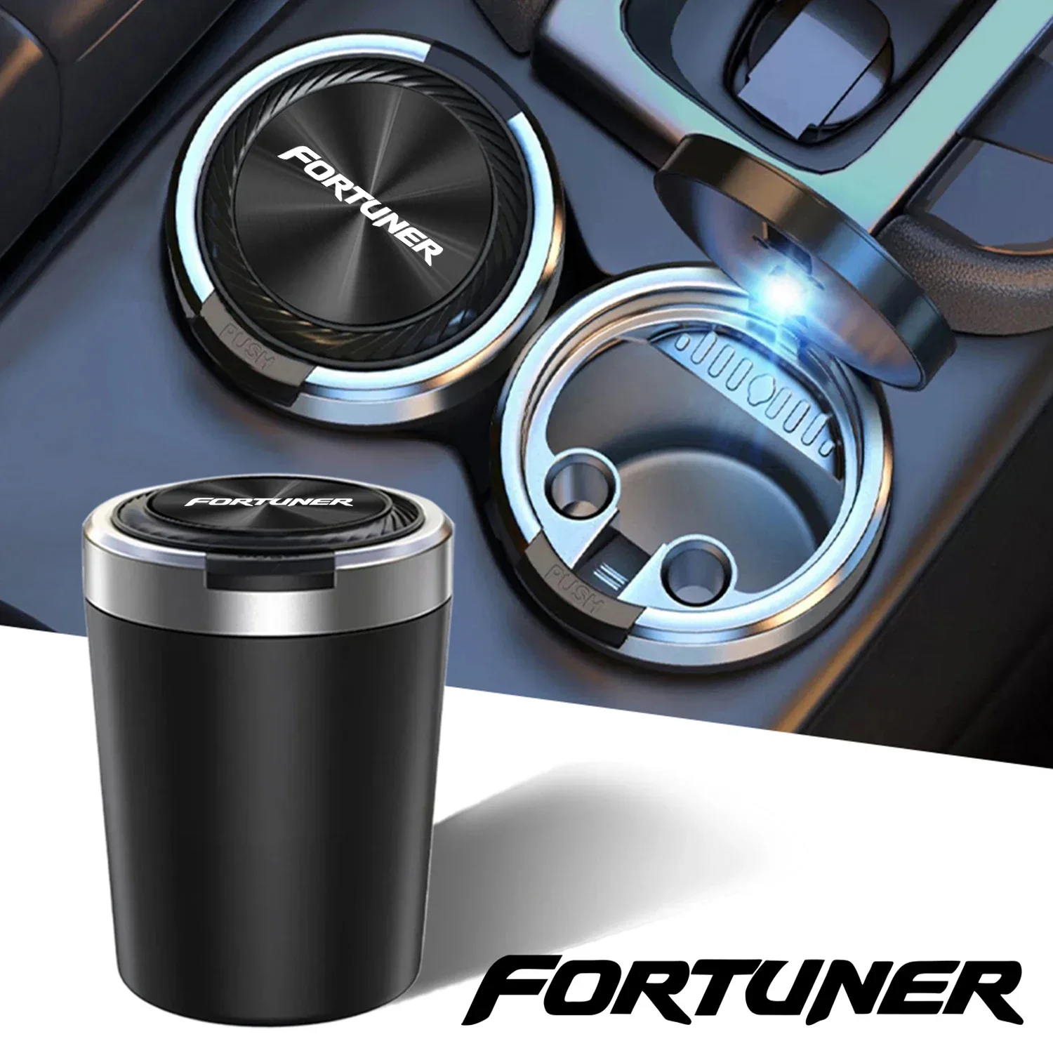 car cenicero ashtray texture car accessoires for toyota fortuner