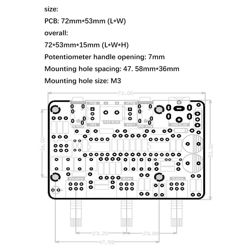 

CJSD-2X NE5532 Аудио плата предусилителя тона HIFI Плата усилителя мощности с активным фильтром