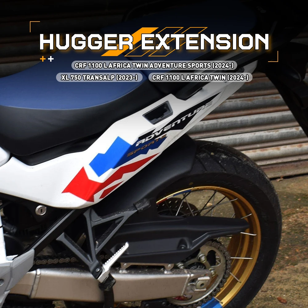 Motorcycle Rear Wheel Fender For Honda CRF1100L CRF 1100 L Africa Twin ADV Sports (2024+) XL750 Transalp Mudguards Splash Guard