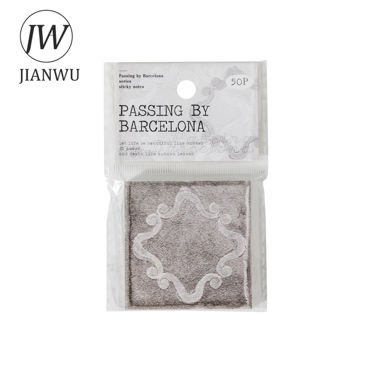 JIANWU يمر عبر سلسلة برشلونة خمر نمط المشهد المواد الكولاج مذكرة الوسادة الإبداعية غير المرغوب فيه مجلة القرطاسية