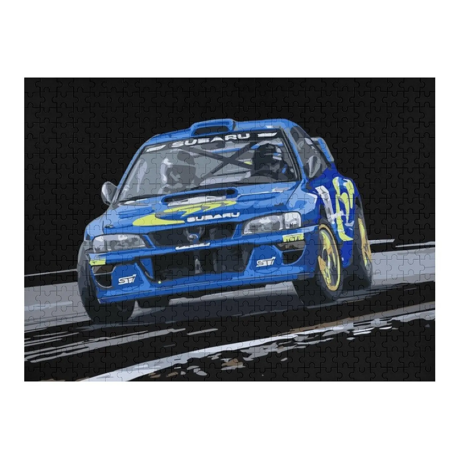 

JDM Colin Mcrae World Rally Blue Champion WRC GC8 22b Car 555 Power Slide Jigsaw Puzzle Anime Personalized For Kids Puzzle