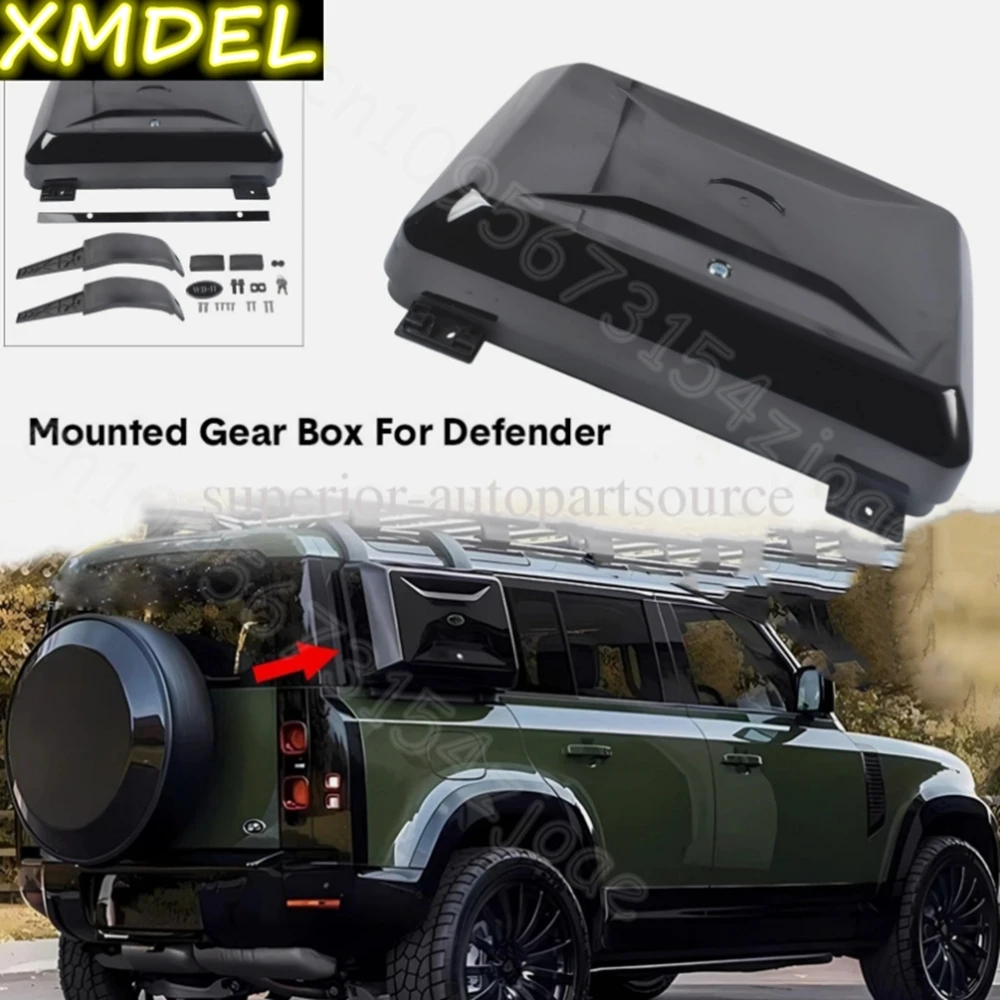 Exterior Side Mounted Gear Storage Box Carrier for Land Rover Defender 110 2020+