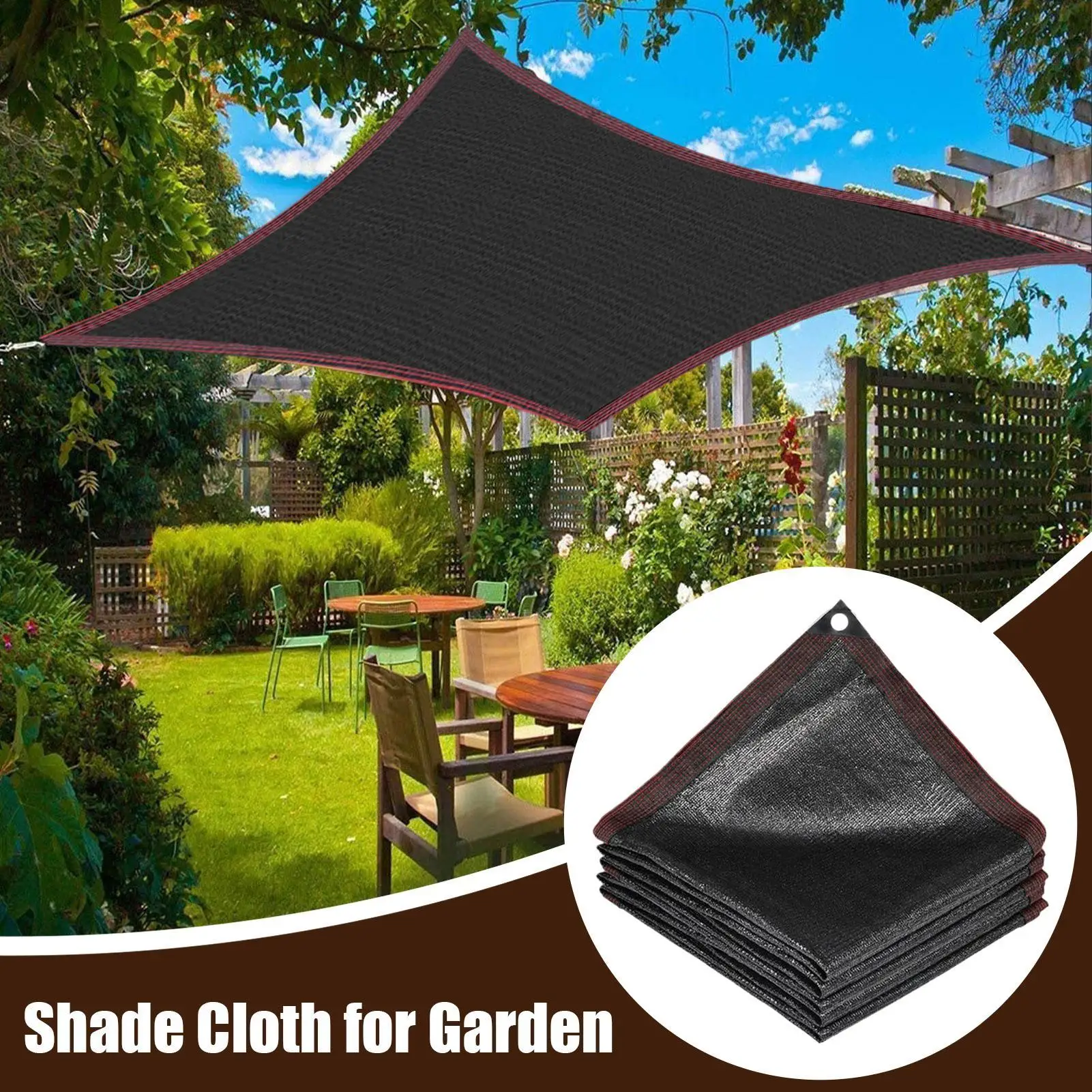 

Shade Cloth For Garden Sunshades For Patio Garden Plants Greenhouse Chicken Coop Plants Screen Mesh Netting Sunblock Protection