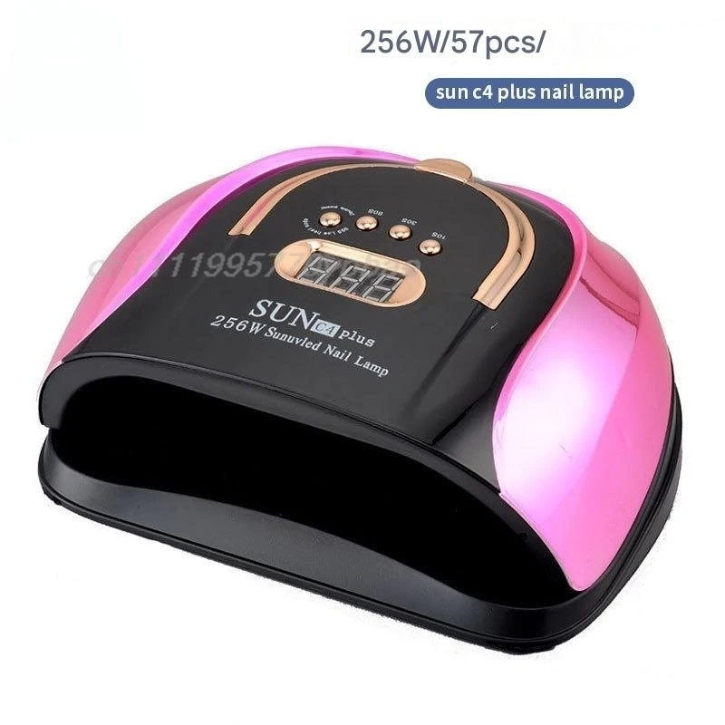 Gel Nail Lamp Secador Uñas 256W UV LED Smart Sensor Polish Timer Handle Home Salon Art Professional Manicure Tool Gel Nail Lamp