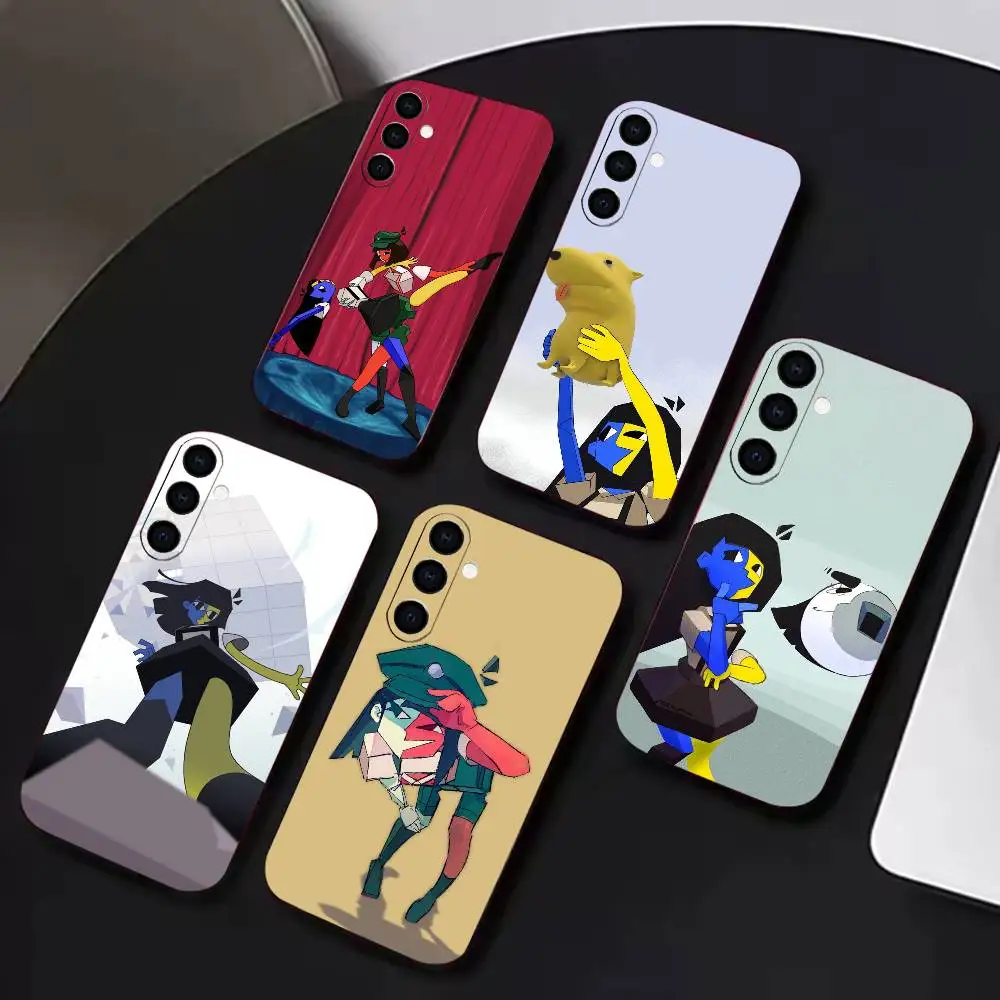 black humor E-ENA D-Dream BBQ  Phone Case For Samsung A72,A53,A71,A70,A52,A73,A51,Silicone Black Soft
