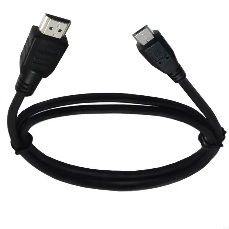 HDMI To Micro USB 5P Cable, 1m Micro USB To HDMI Cable Adapter Male Data Charging Cord Converter Connector Cable