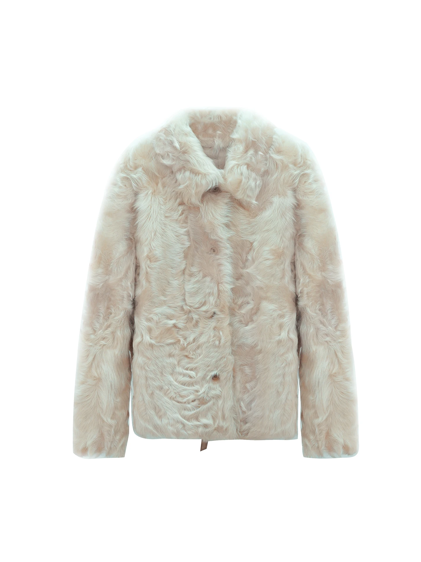 High-end Luxury Natural Lamb Fur Jackets for Women Simple Double-sided Wear Short Winter Genuine Leather Real Fur Shearling Coat