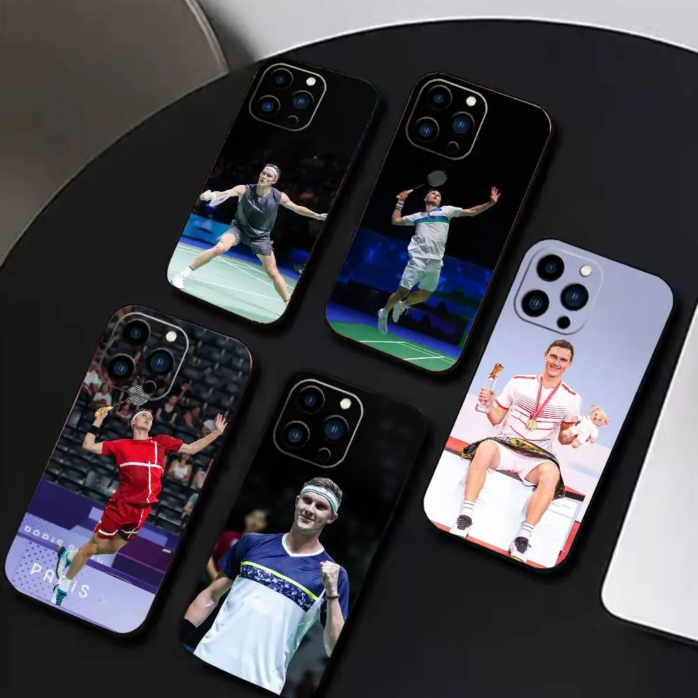 

Badmintonstar Phone Case For iPhone17,16,15,14,13,12 Plus,Max Soft Silicone Black Cover