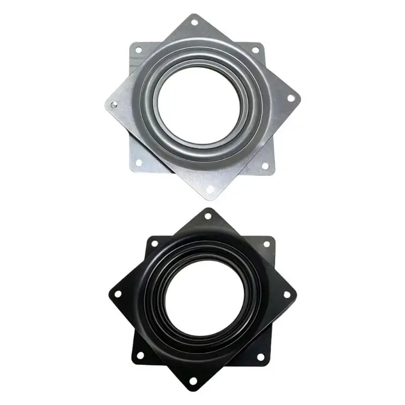 652F Square Turntable Stool Swivels Plate Heavy Duty Swivels Turntable Plate