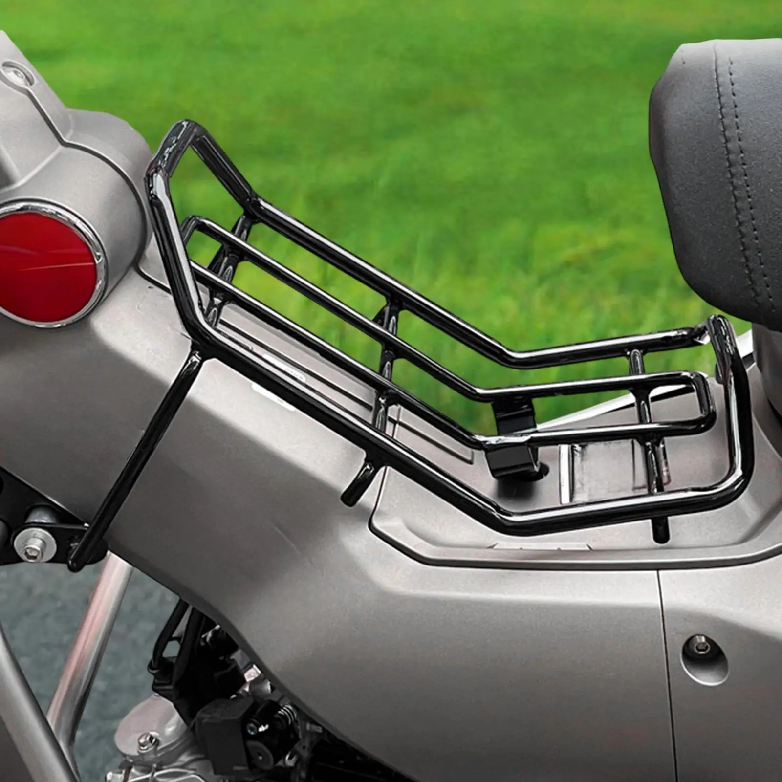 Center Rack Motorcycle Iron Luggage Carrier Middle Mount Reliable Cargo Solution Simple Install for Honda Hunter CT125