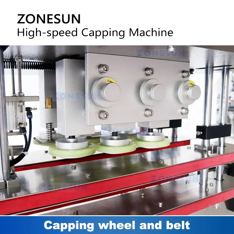 ZONESUN ZS-FXZ101 Tappatrice automatica ad alta velocità per tappi a vite per la produzione di sigillare bottiglie farmaceutiche di alimenti cosmetici