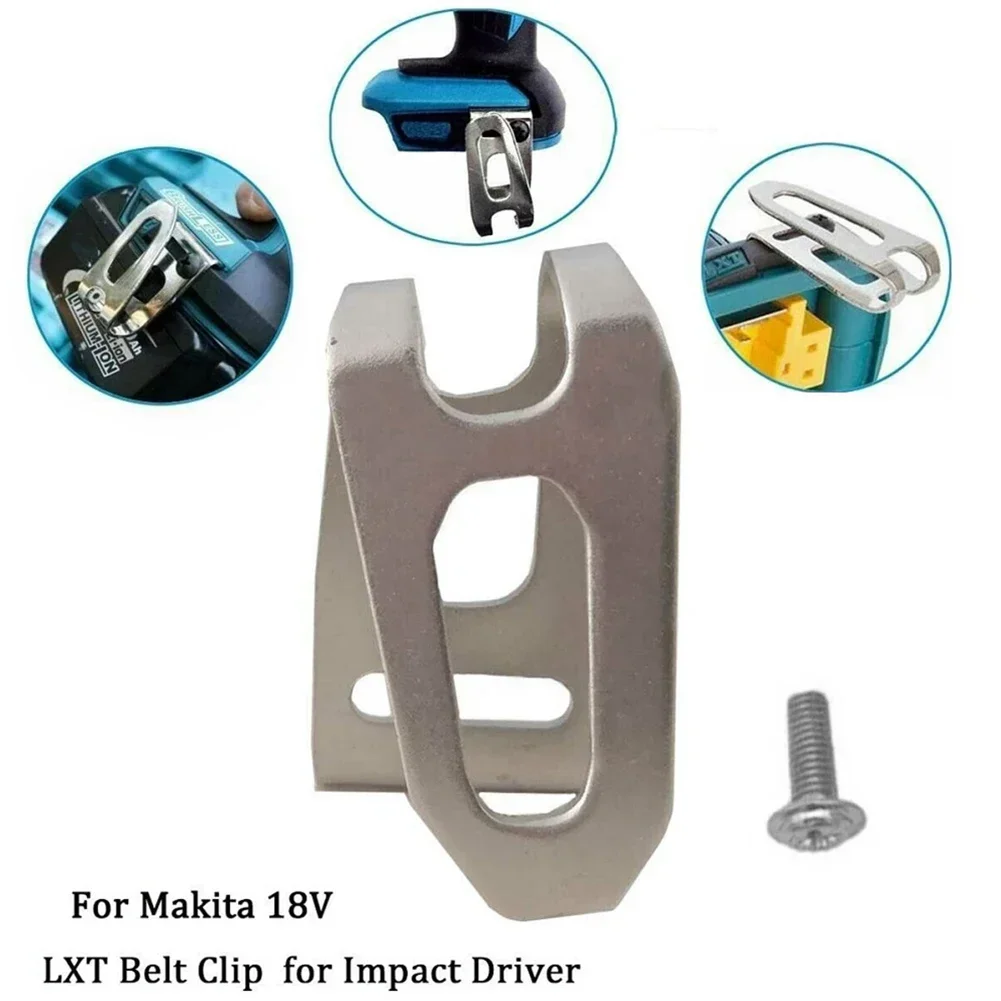 3Pcs Steel Belt Clip Hook For Makita 18V LXT Cordless Drills Driver Power Tools For Drills Drivers Wrenches