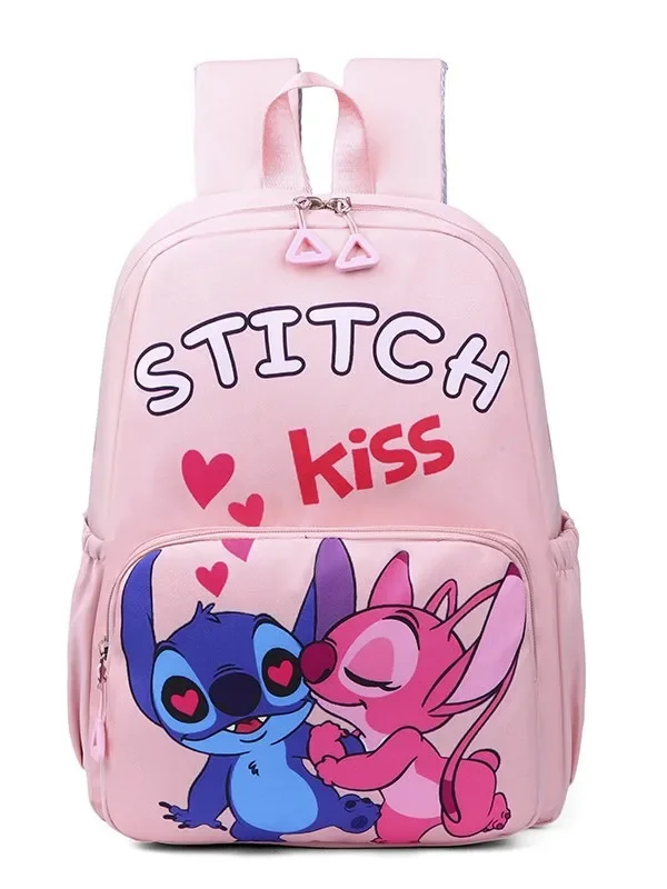 

Детская повседневная сумка на плечо для мальчиков и девочек, школьная сумка Disney Stitch, новый рюкзак с Микки Маусом, милая легкая сумка с героями мультфильмов
