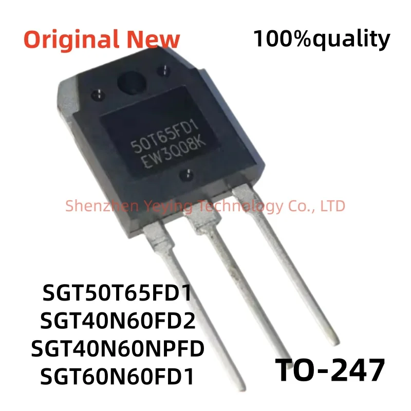 10Pcs/Lot 40N60Fd2 50T65Fd1 40N60Npfd 60N60Fd1 Sgt50T65Fd1Pn Sgt40N60Npfd Sgt40N60Fd2Pn Sgt60N60Fd1Pn Sgt60N60Fd1 To-247